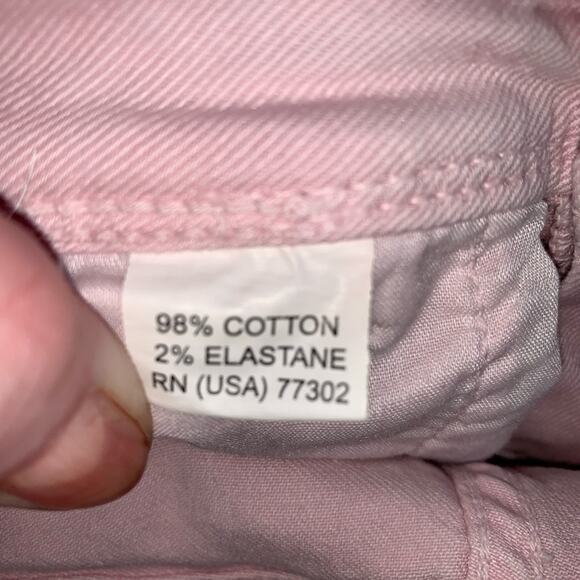 Zara Core Denim Trafaluc Coll. Slim Fit Dusty Rose Sz 6 - Picture 8 of 8